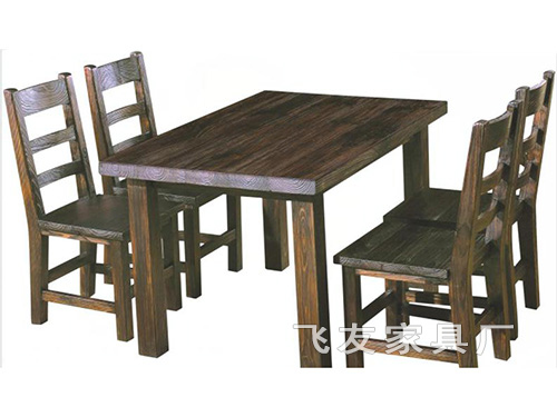 碳烧餐桌餐椅桌椅5